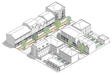 Fig 6.9: Town Centre Area Type diagram