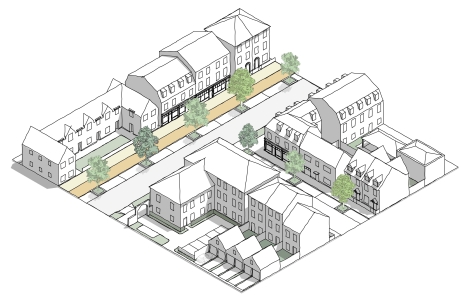 Fig 6.10: Local Centre Area Type diagram