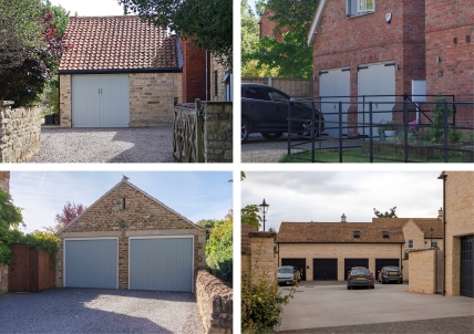 Fig 7.7: Examples of acceptable garages